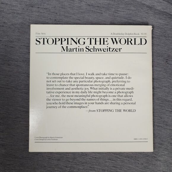 Stopping the World by Martin Schweitzer Nature Landscape Photos Photography Book - Picture 2 of 10